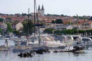 Poznato je od kuda je krenuo požar u marini u Medulinu