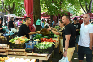 Ante Tomić pije kavu, plaže su krcate, a zubatac je po 38 eura (foto)