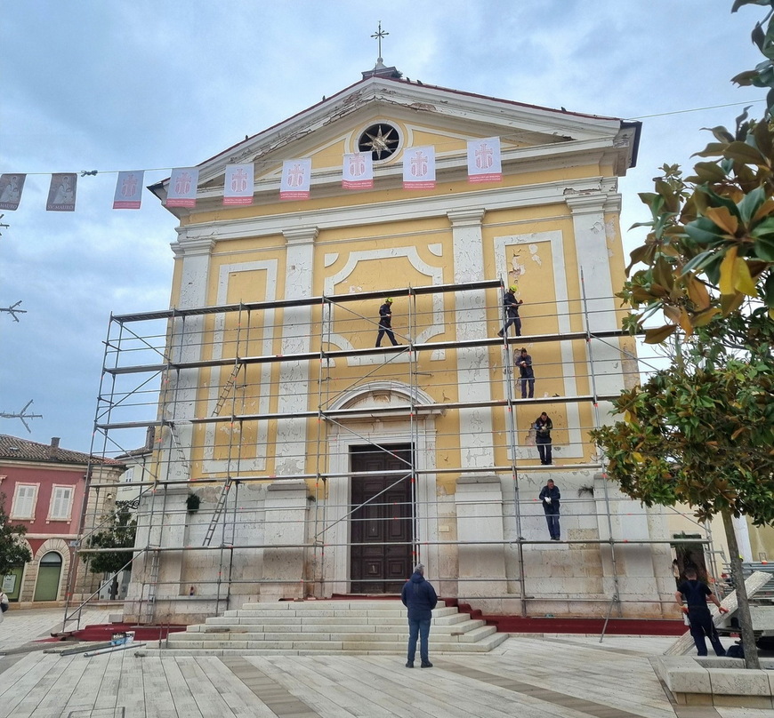 Obnova fasade Crkve Gospe od Anđela na Trgu slobode