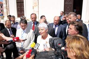 Premijerka Kosor u Vodnjanu najavila skoro raspisivanje natječaja za Brijuni Rivijeru