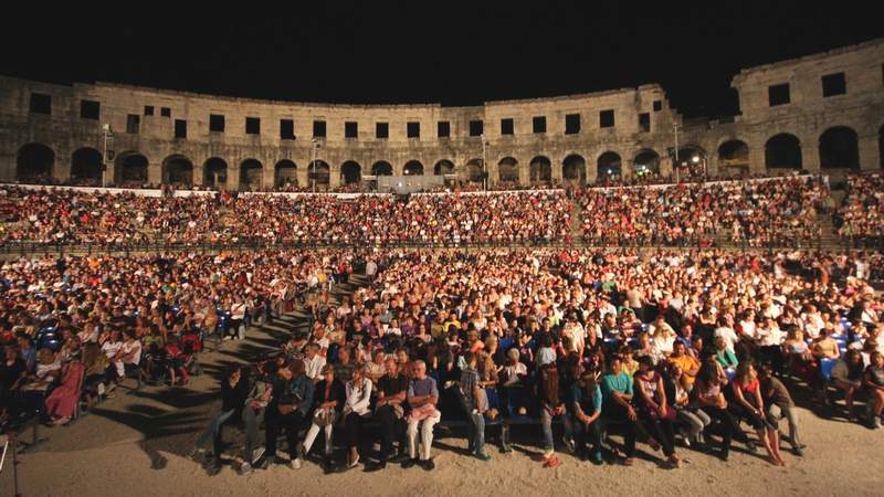 Arena je i ovog ljeta bila središte kulturnih događanja u Puli.