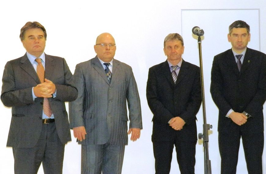 Ivan Jakovčić, Dino Kozlevac, Denis Martinčić i Boris Miletić