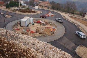 Radovi na Štranjgi privode se kraju: U središtu kružnog toka bit će boća i bulin