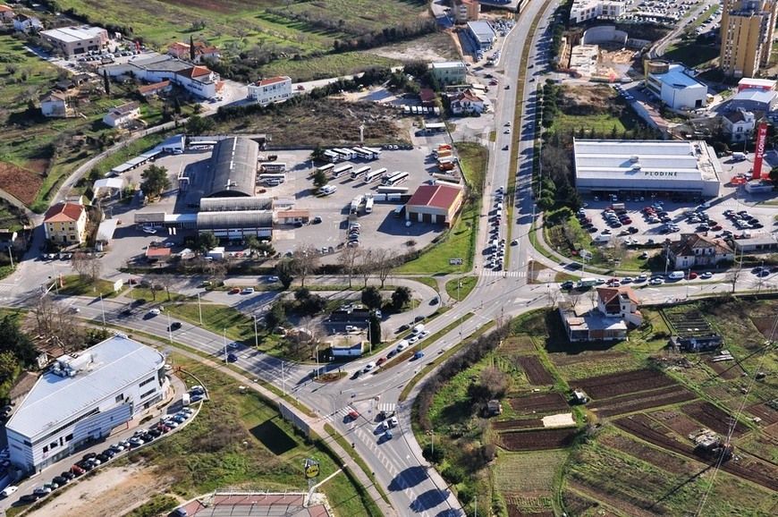 Izgradnjom rotora u Šijani ubrzat će prometovanje i olakšati pristup vozilima na glavnom cestovnom ulazu u Pulu (Foto: pula.hr)