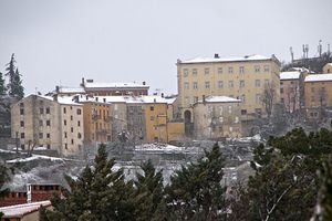 Labin i Pazin jutro dočekali pod snijegom