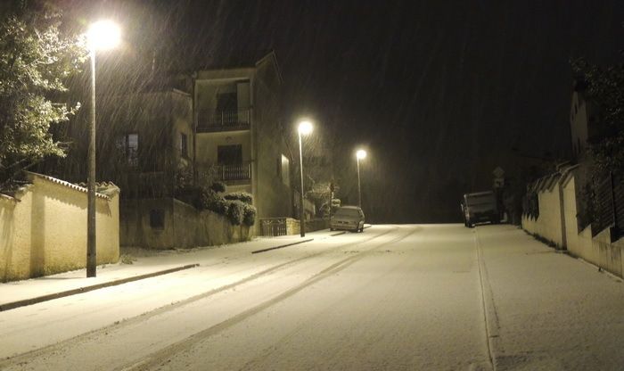 Vidikovac u Puli oko ponoći