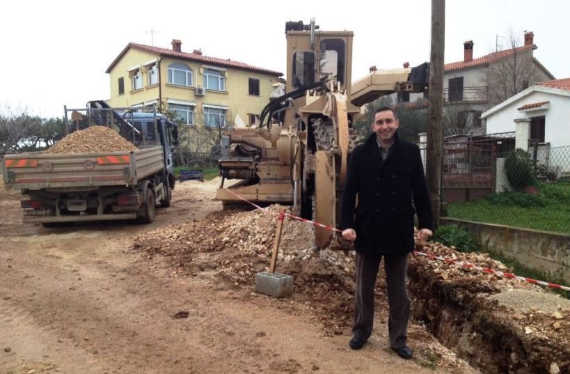 Načelnik Buić u obilasku gradilišta