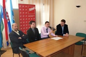 Goran Hrvatin SDP-ov kandidat za načelnika Tinjana: Ervin Štifanić njegov zamjenik