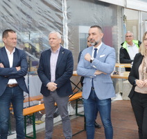 Mario Bratulić, Enzo Pinzan, Roman Carić i Ariana Brnetić iz TZ-a Kršana