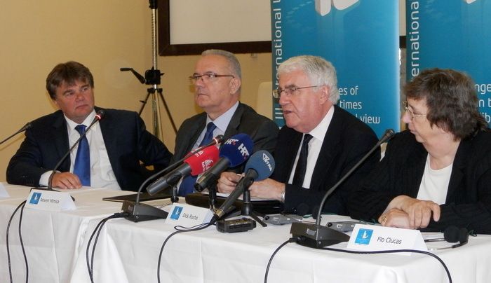 Ivan Jakovčić, Neven Mimica, Dick Roche i Flo Clucas 