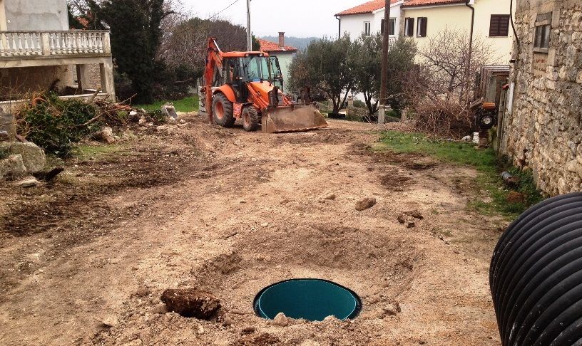 Izgradnja kanalizacije u Premanturi