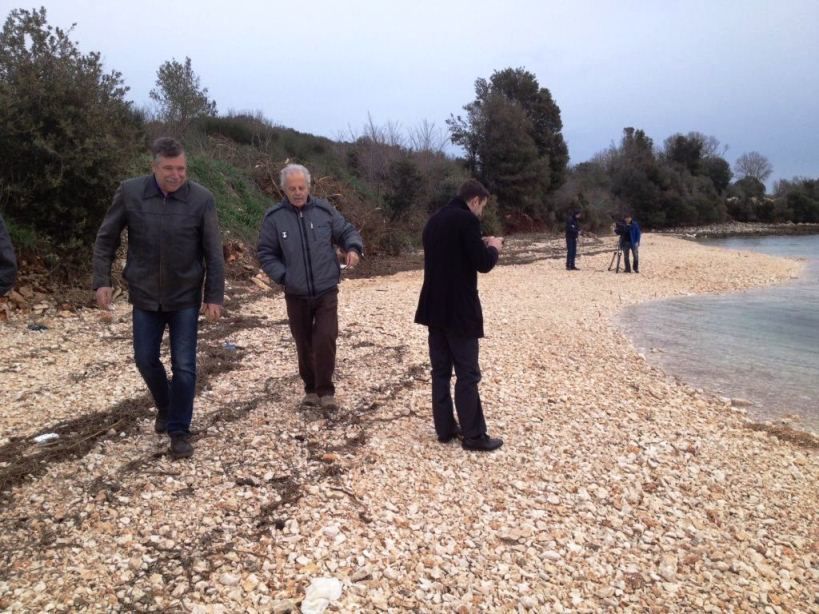 Novoisfrezana plaža Pod Lijon u Banjolama