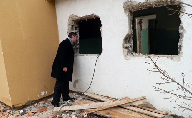 Gradonačelnik Boris Miletić na gradilištu dječjeg vrtića