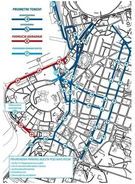 Nova regulacija prometa na Pulskoj rivi